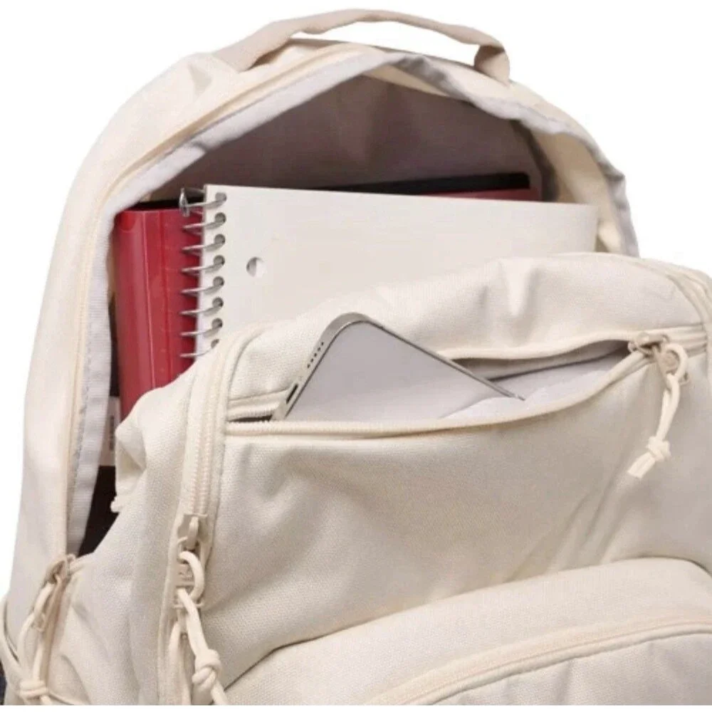 Adidas Originals Daily Backpack - Putty Beige Black NEW JK3427